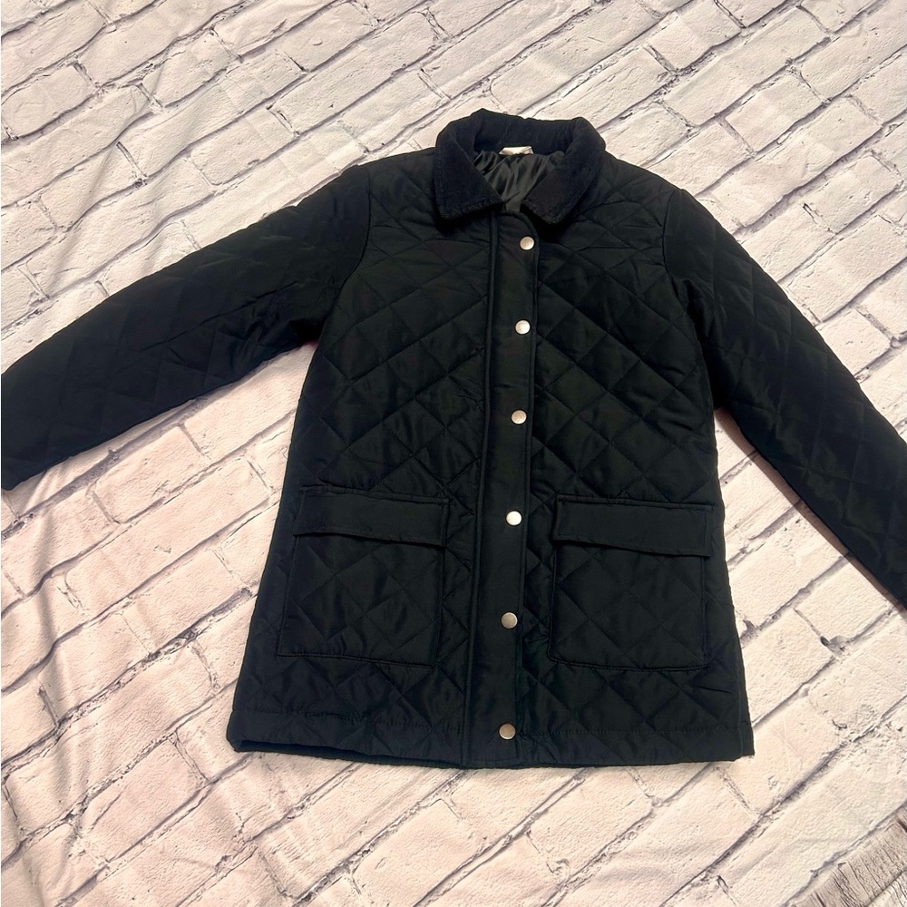 Light Quilted Black Jacket